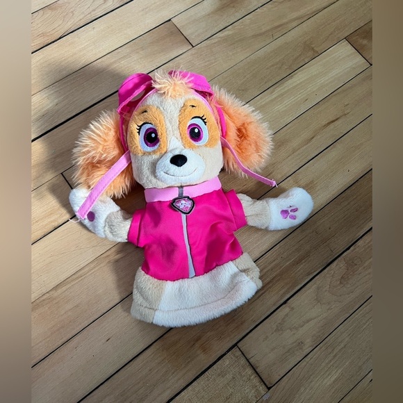 Gund Paw Patrol Skye plush stuffed animal dog puppy stuffed animal pink puppet - Picture 1 of 7